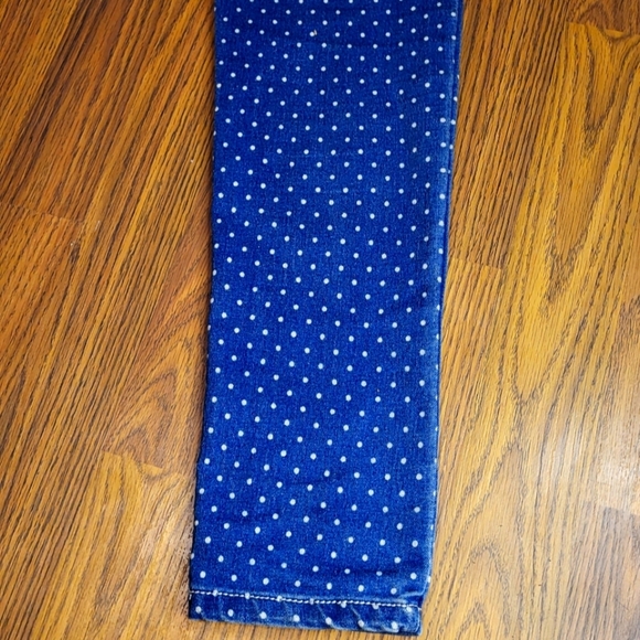 Celebrity Pink Women’s Skinny Jeans Size 5 Polka Dot Blue Stretch Denim A50 - Picture 9 of 9